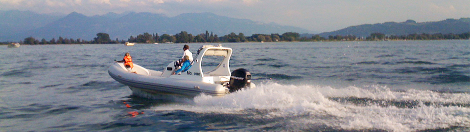 RIB-Boot auf dem Bodensee